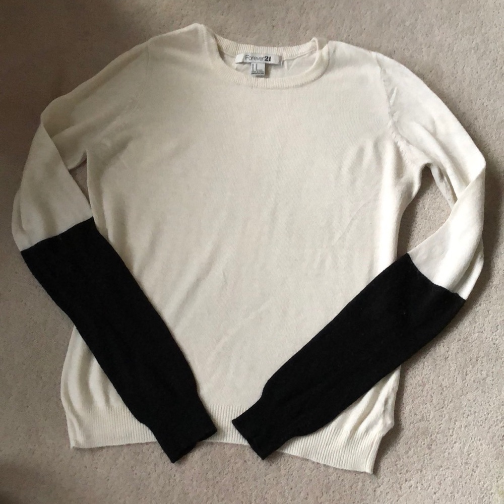 Colour block forever 21 crewneck!